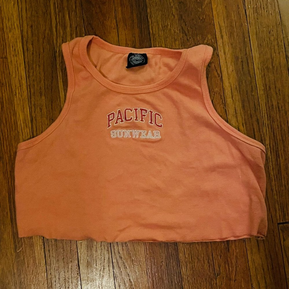PacSun Pacific Coral Crop Top